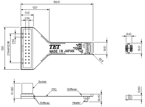 SICA20F2P , Mechanical Drawing